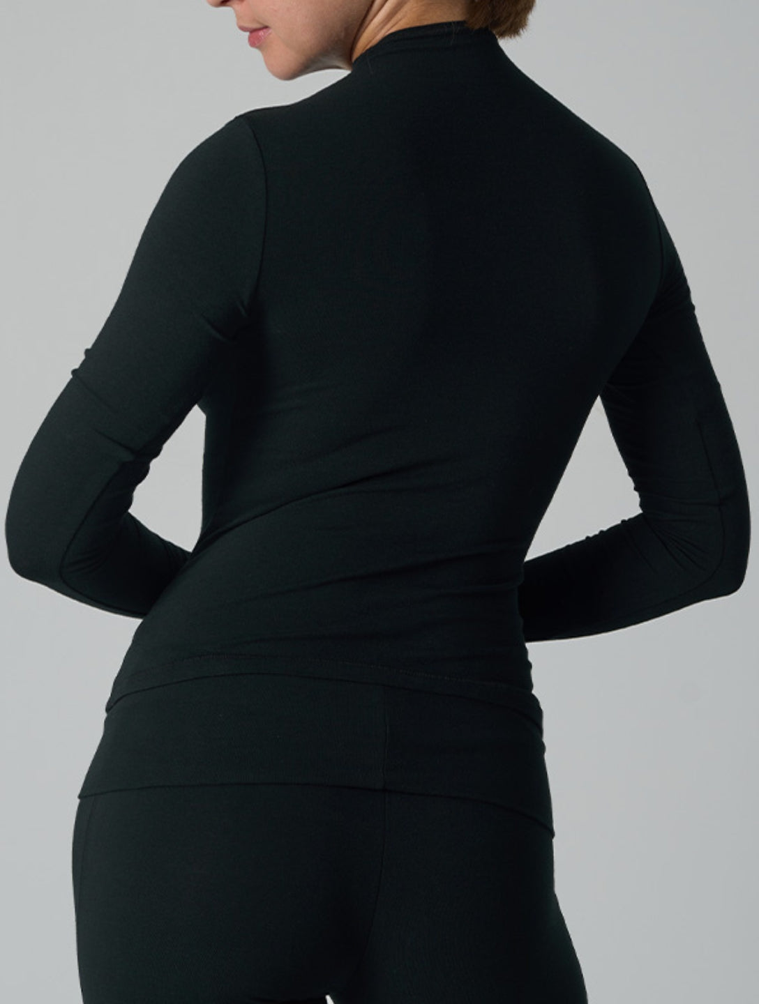 Cotton Classic High Neck Longsleeve - HeyShape