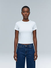 Short Sleeve Crew Neck Top - HeyShape