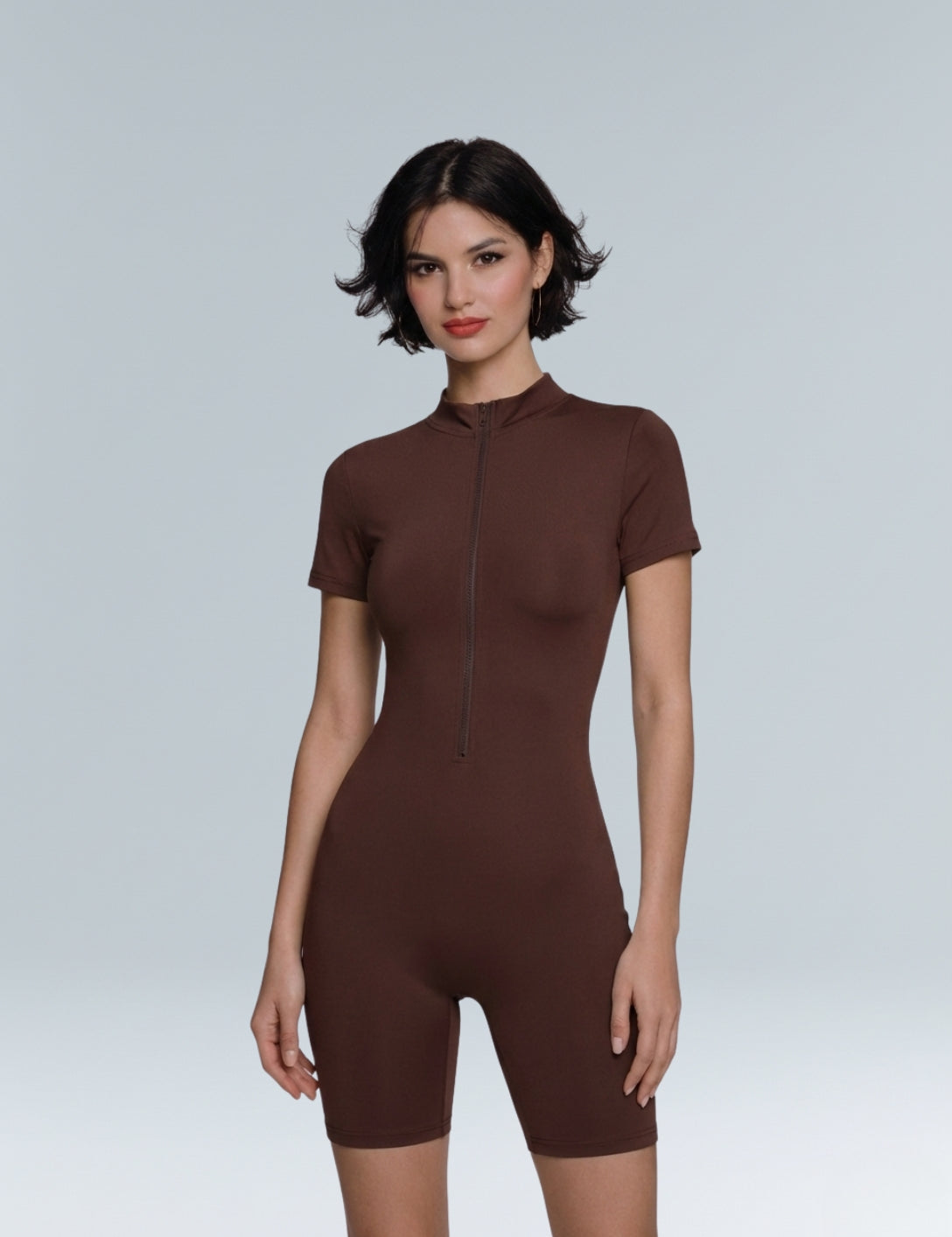 The Yoga Zip Up One Piece - HeyShape