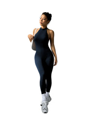High Neck Sport Jumpsuit - HeyShape