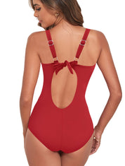 Sculpt Wrap Low Back One Piece - HeyShape