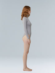 Long Sleeve Turtle Neck Bodysuit - HeyShape