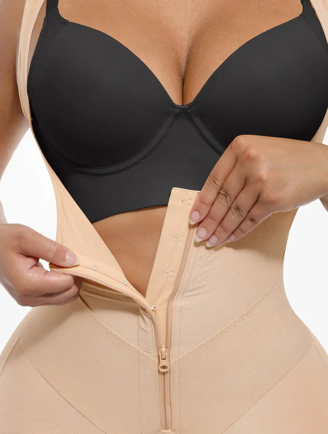 U-Shaped Faja Tummy Control Butt Lift Bodysuit - HeyShape