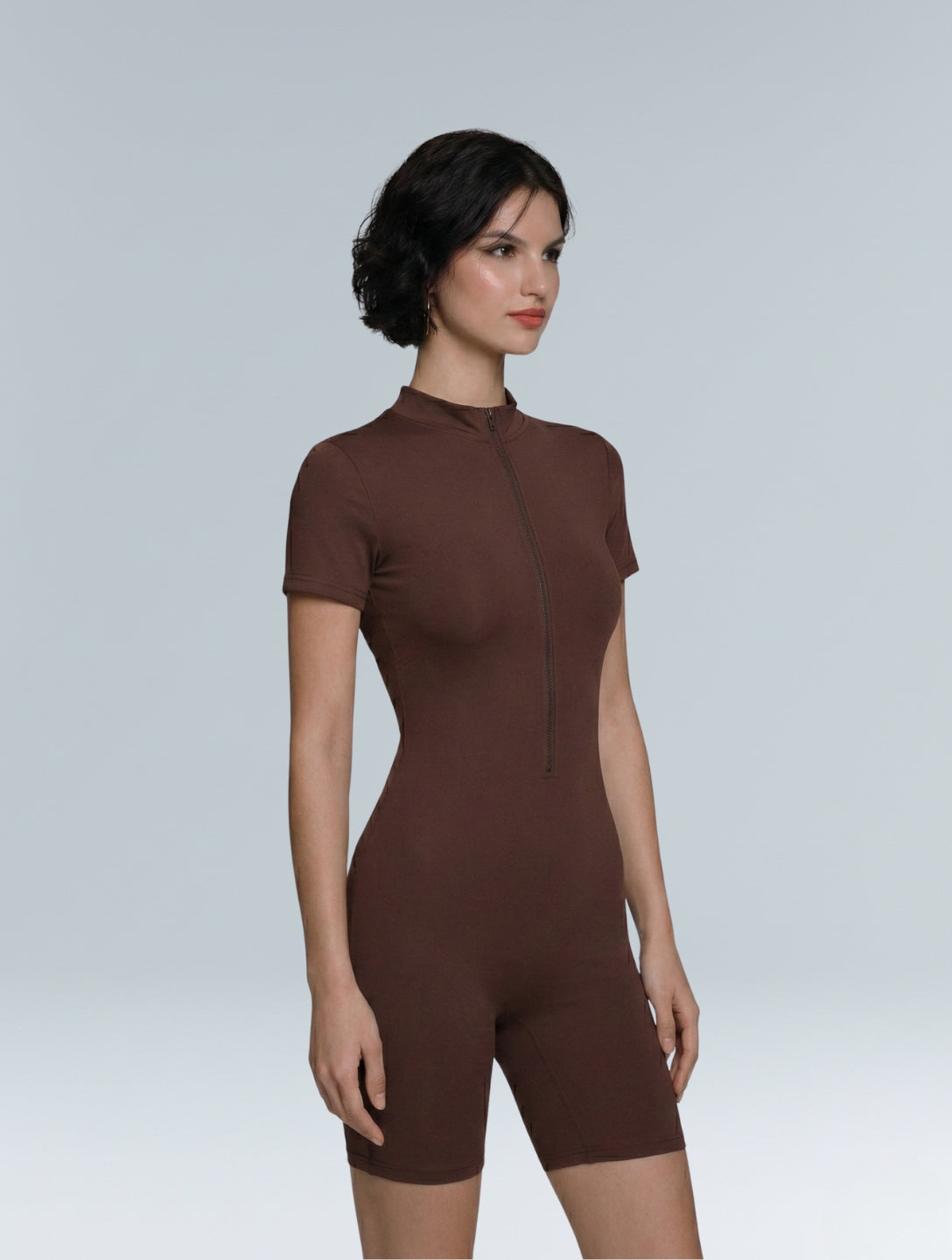 El Mono de Yoga con Cremallera