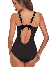 Sculpt Wrap Low Back One Piece - HeyShape