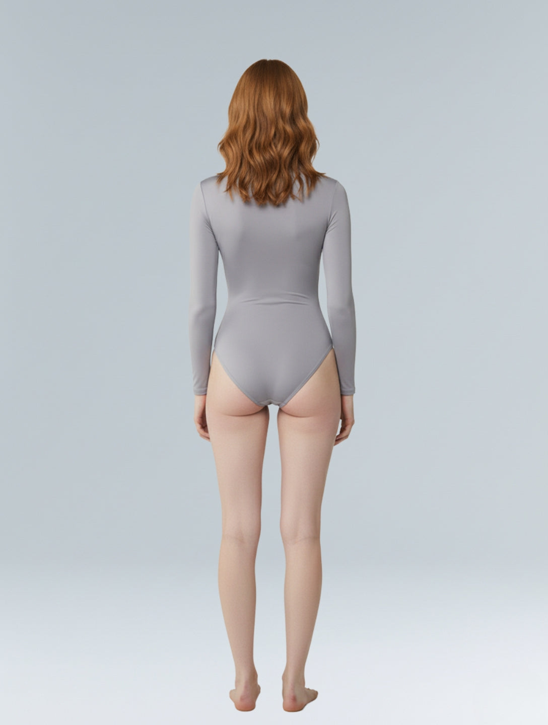 Bodysuit met lange mouwen en coltrui