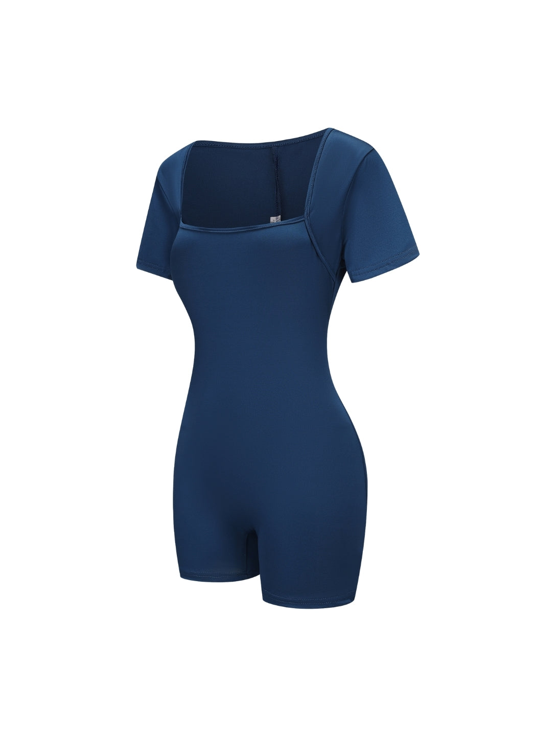 Mono de manga corta con escote cuadrado