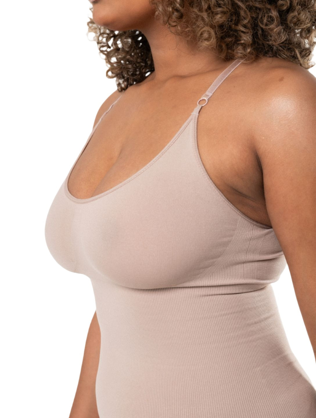 Women Seamless Shapewear Bodysuit Sleeveless Tank Top Tummy Control Thong  Bottom