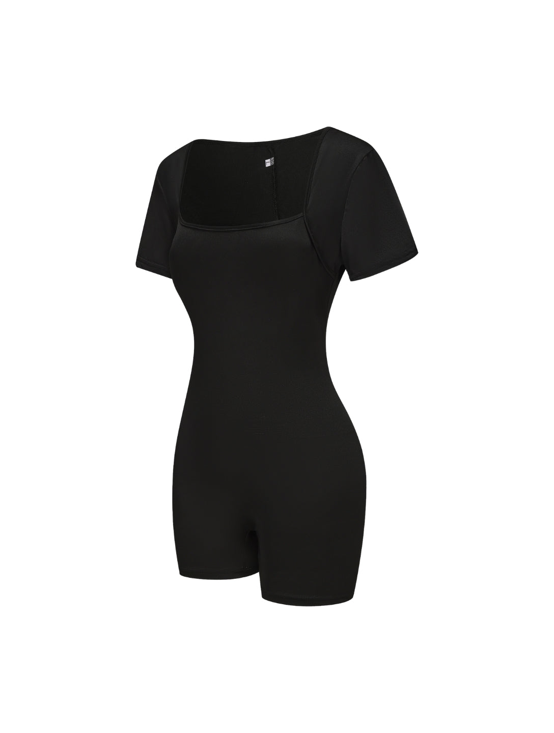 Mono de manga corta con escote cuadrado