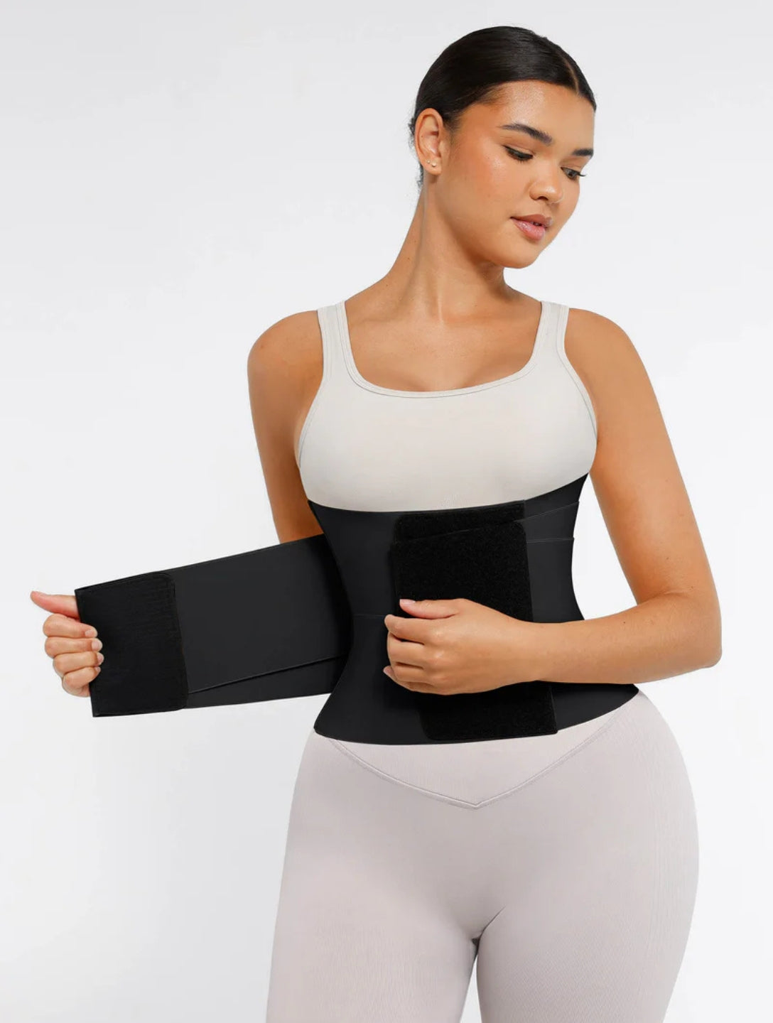Faja ajustable para control de abdomen