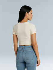 Shape me up Crop T-shirt - HeyShape