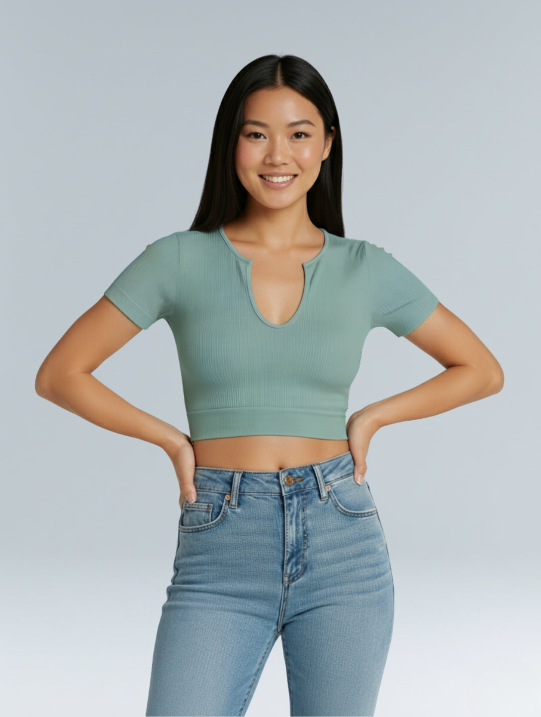 Shape me up Crop T-shirt