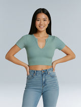 Shape Me Up Crop T-shirt