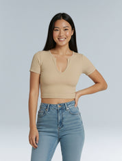 Shape me up Crop T-shirt - HeyShape