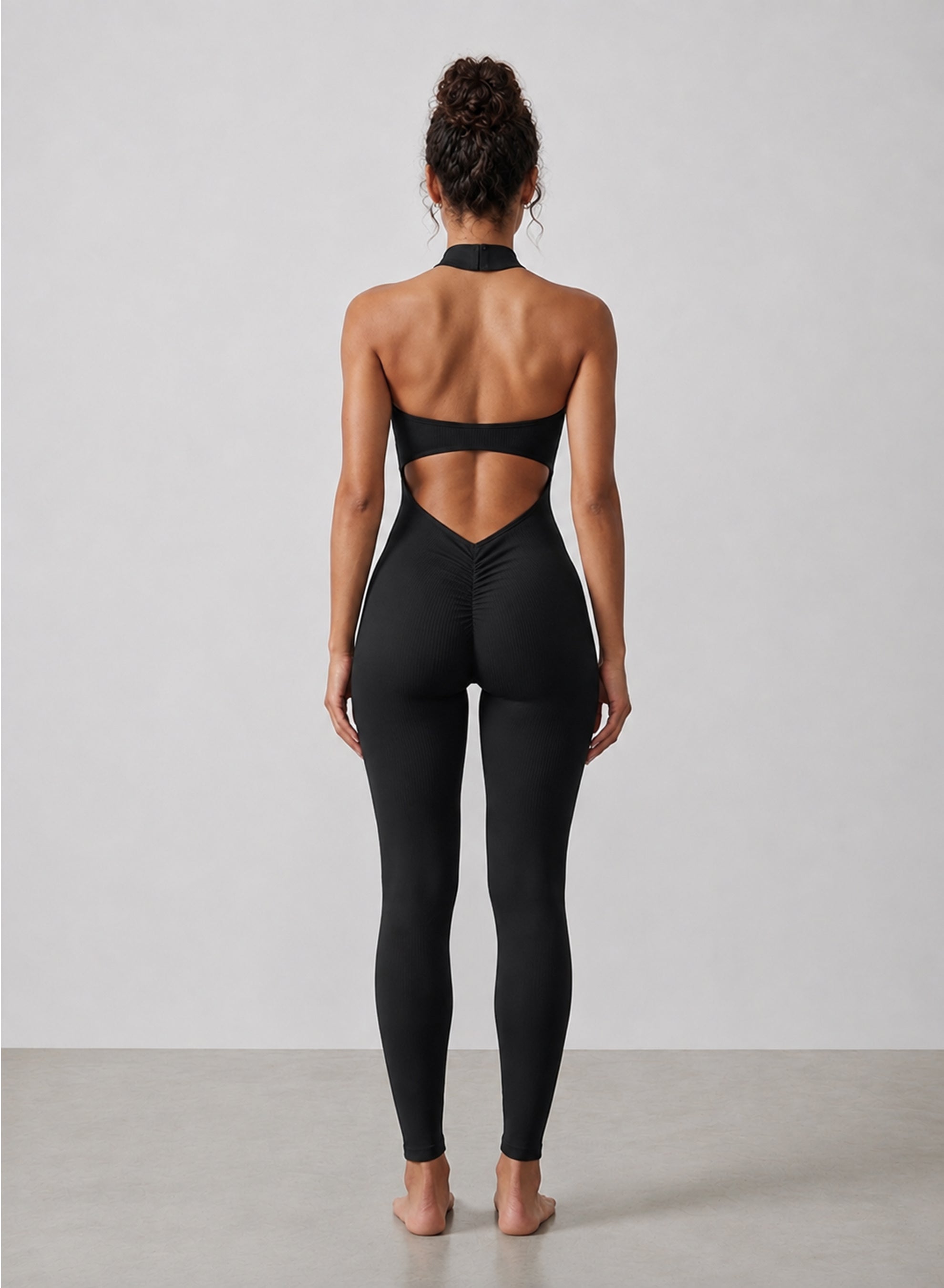 High Neck Sport Jumpsuit - HeyShape