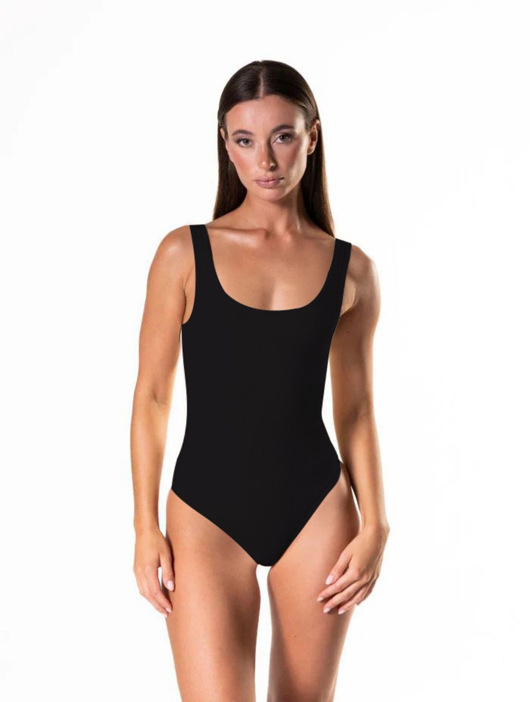 Geribbelde Shapewear Bodysuit