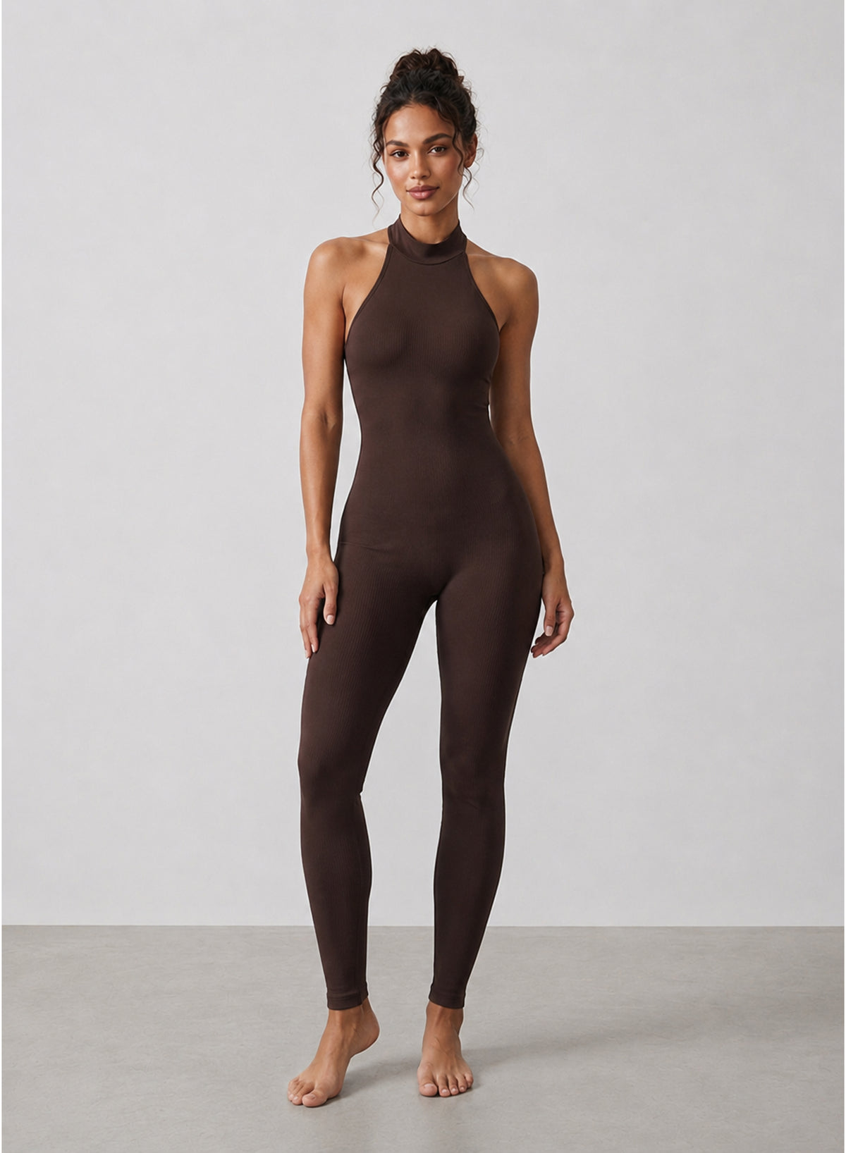 High Neck Sport Jumpsuit - HeyShape