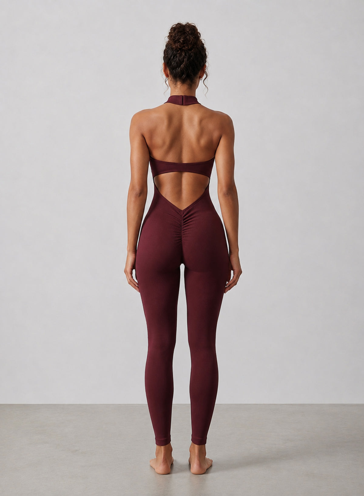 High Neck Sport Jumpsuit - HeyShape