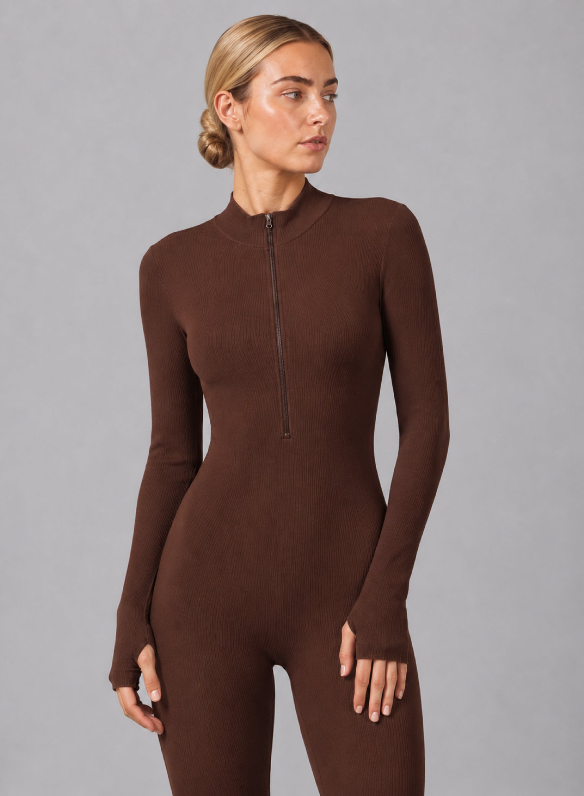 Snatched Rib Jumpsuit