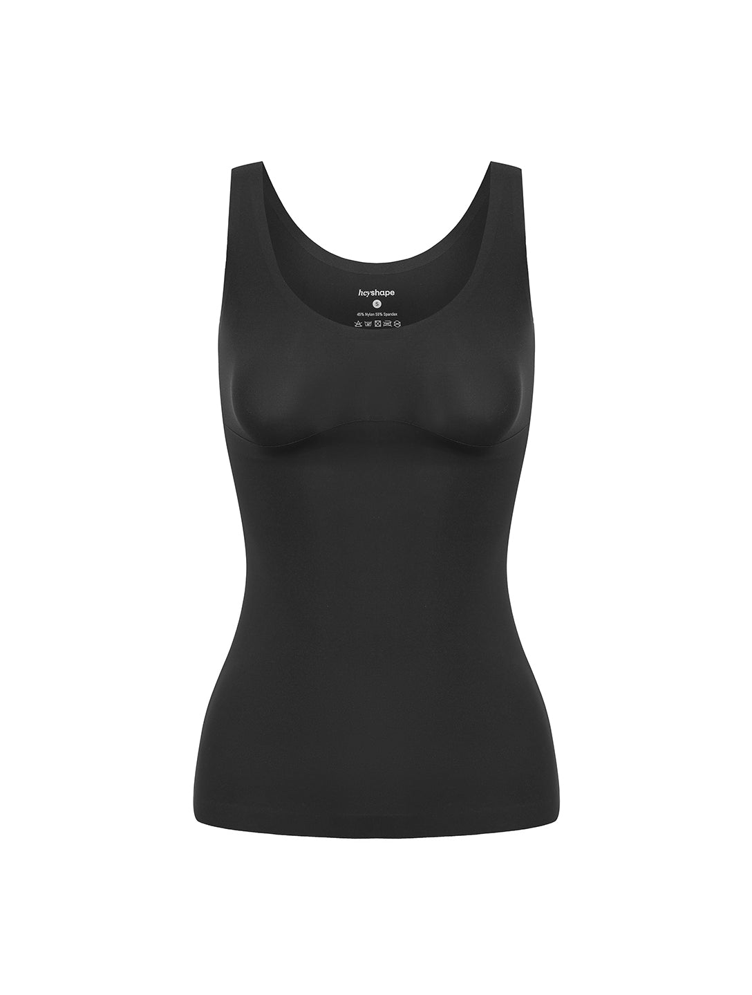 【melt the lady】 basic shaggy tank black New Womens Black Solid Slouchy Tank Top Tops Flowy Loose