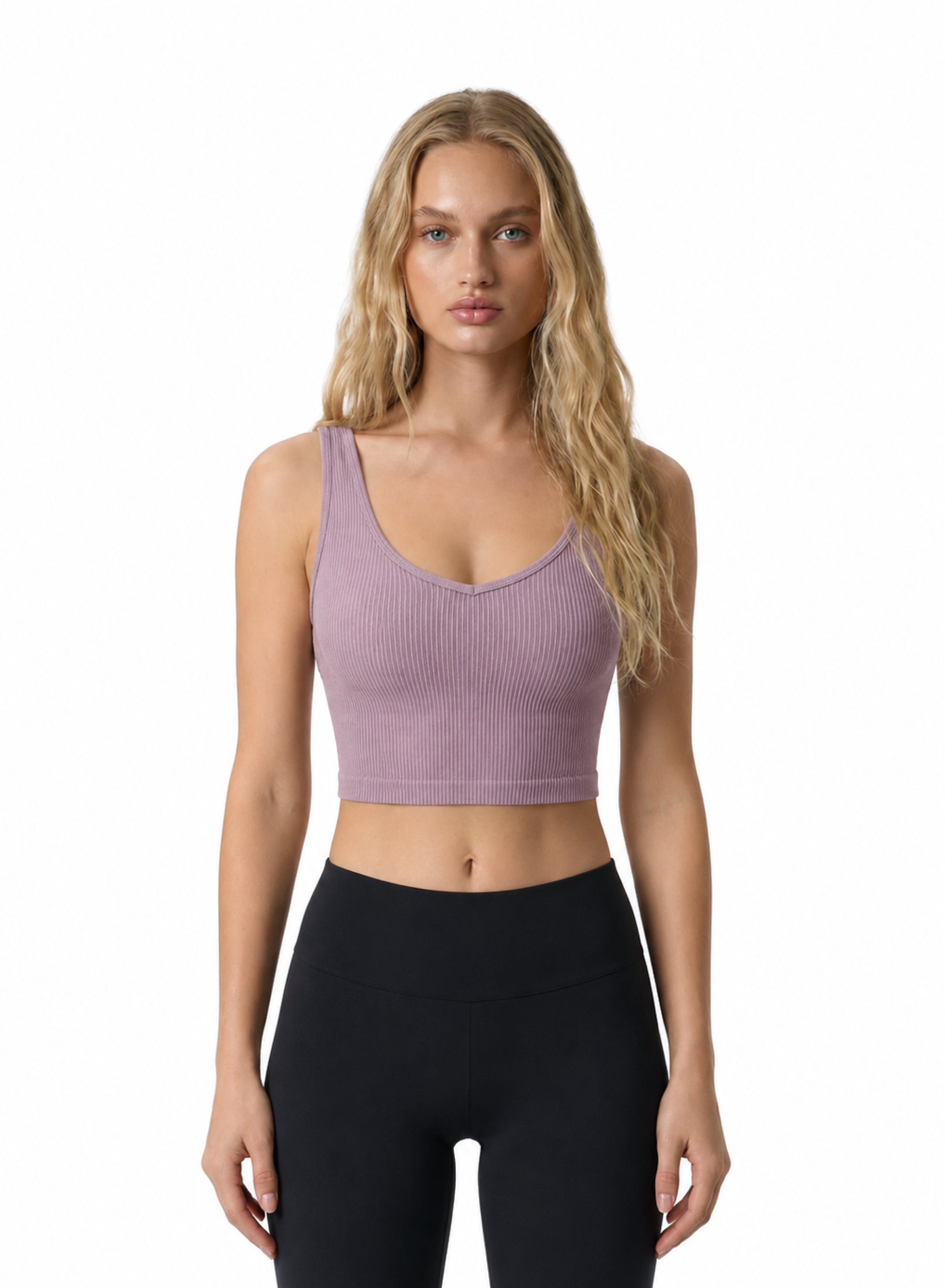 Ribbed Sculpt Crop - HeyShape