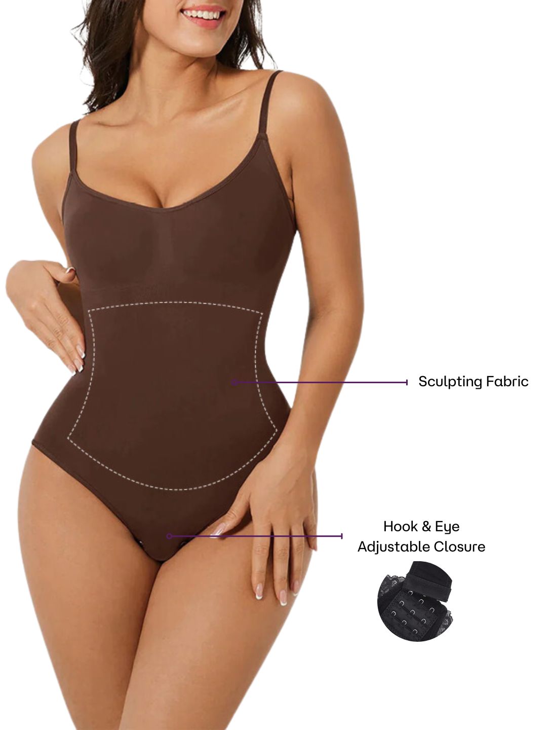 Body Reductor Reloj de Arena con Tanga