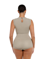High Neck Sleeveless Bodysuit - HeyShape