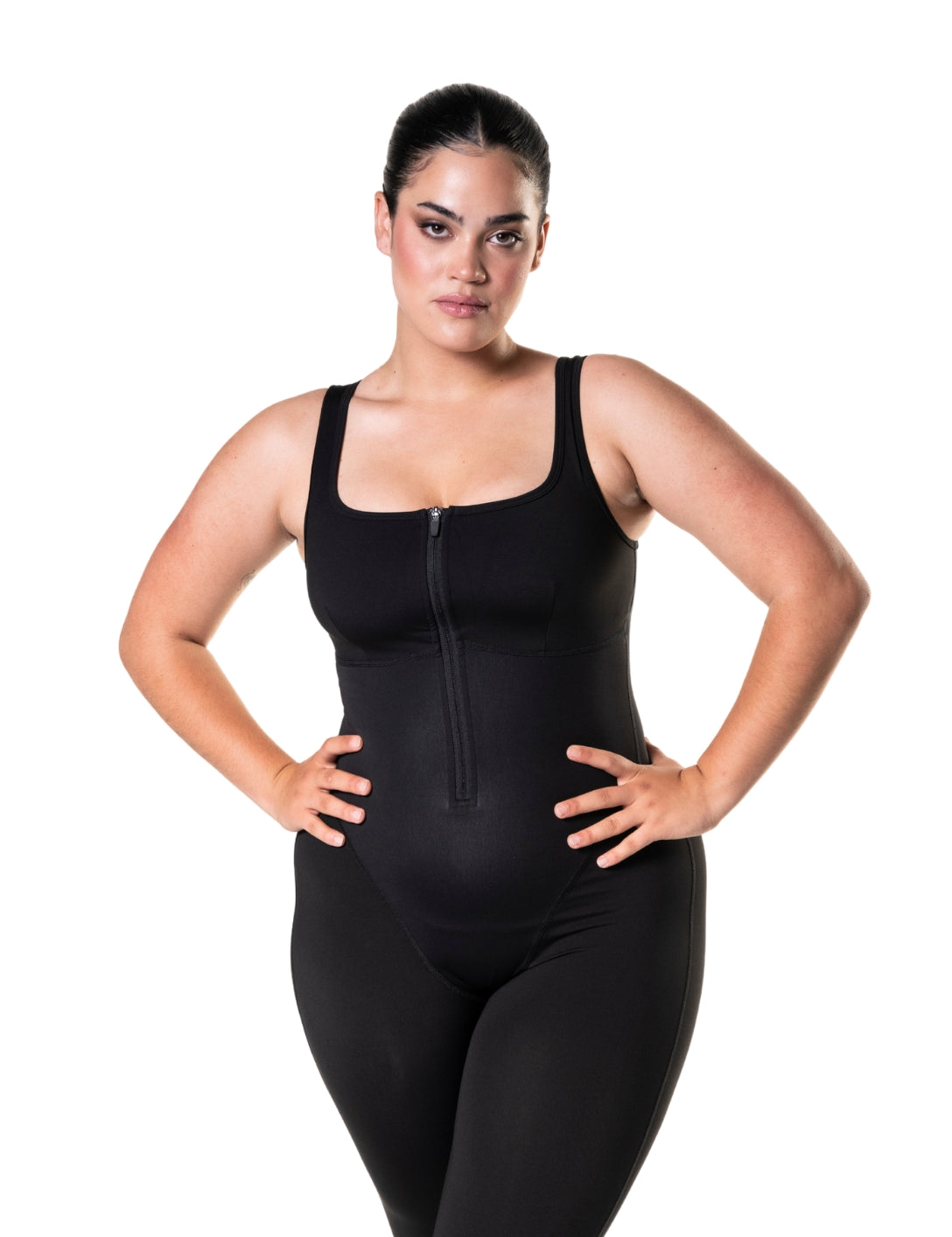 Front Zip Catsuit - HeyShape