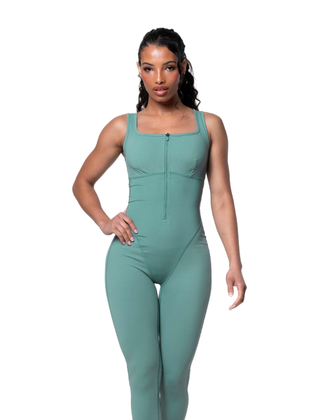 Front Zip Catsuit - HeyShape