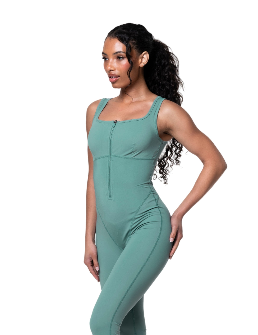 Front Zip Catsuit - HeyShape