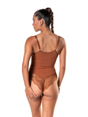 Half Laced Bodysuit - HeyShape