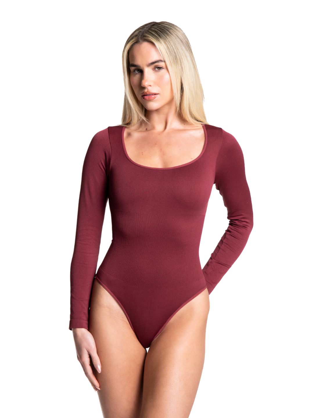 Long Sleeve Thong Bodysuit