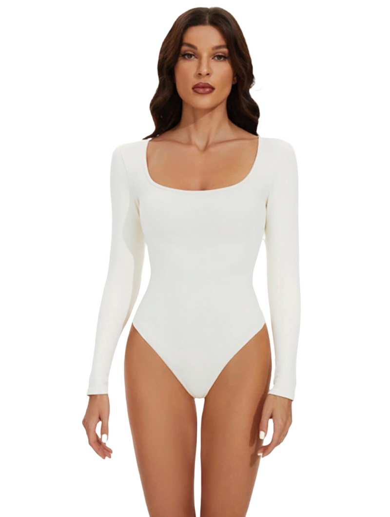 Long Sleeve Thong Bodysuit | HeyShape