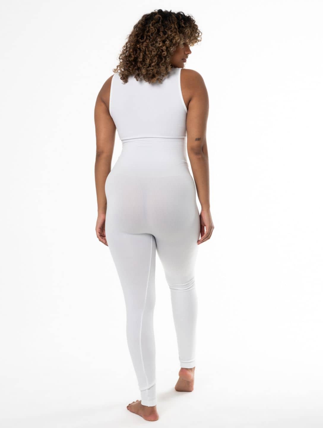 One piece best sale white jumpsuit