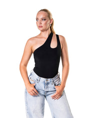 One Shoulder Shapewear Bodysuit - HeyShape