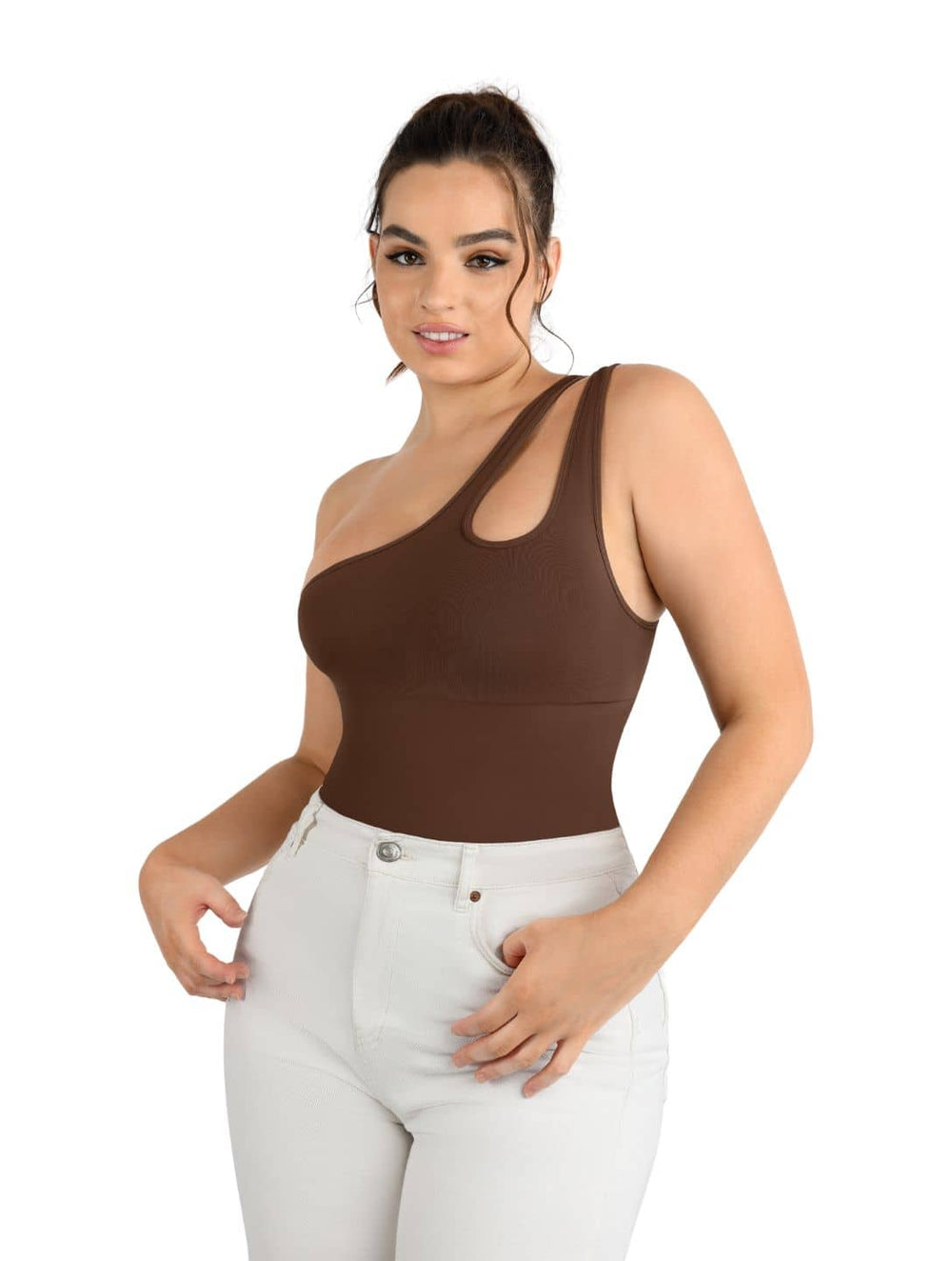 One Shoulder Shapewear Bodysuit | HeyShape