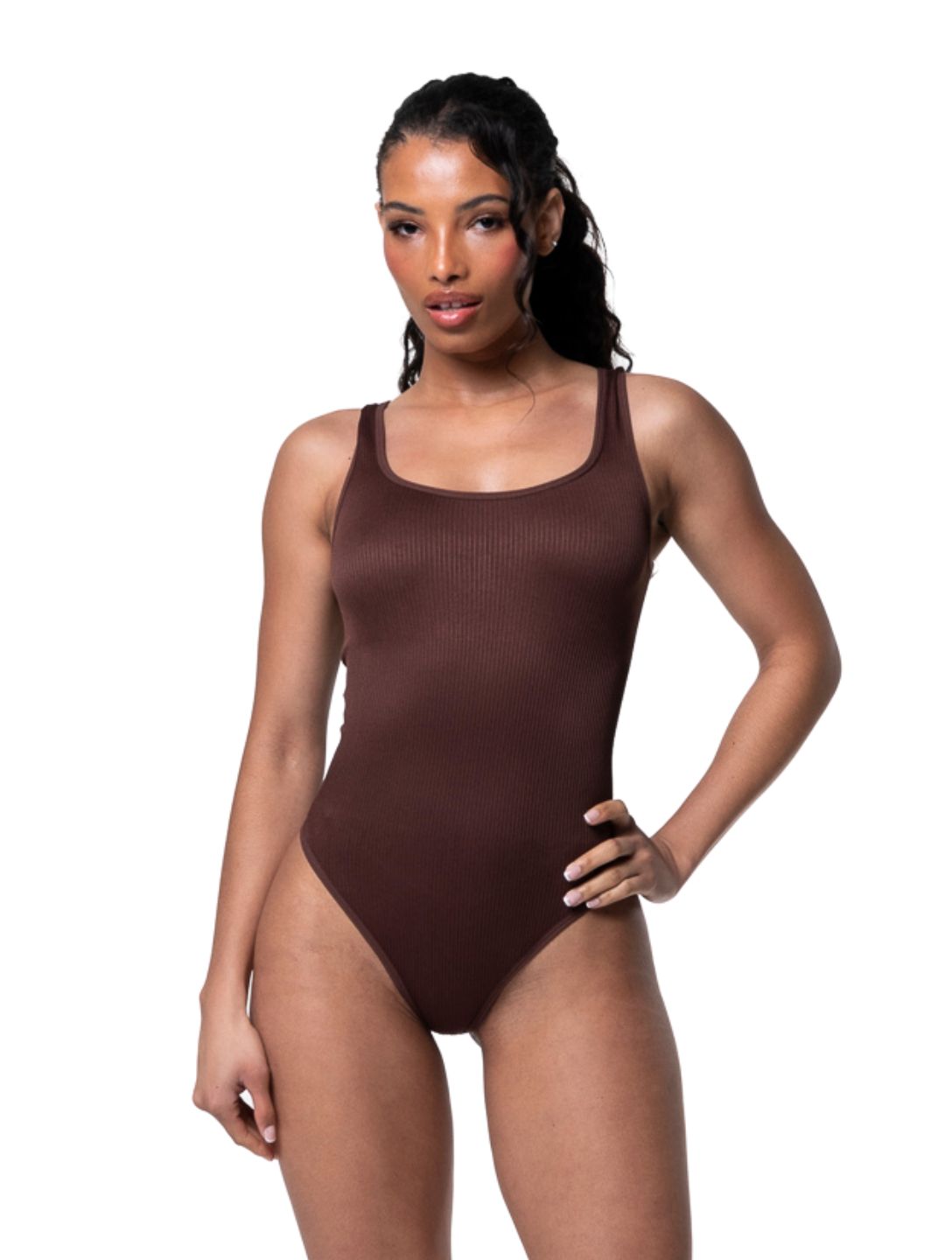 Ribbed Snatched Shapewear Bodysuit