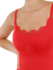 Seamless Laced Thong Bodysuit - HeyShape