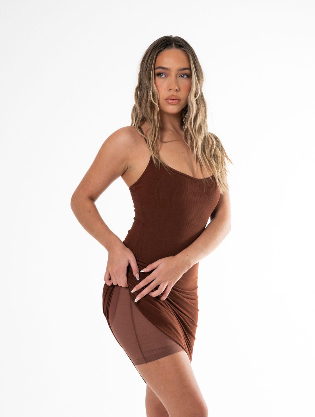 Shapewear-Slip-Maxikleid