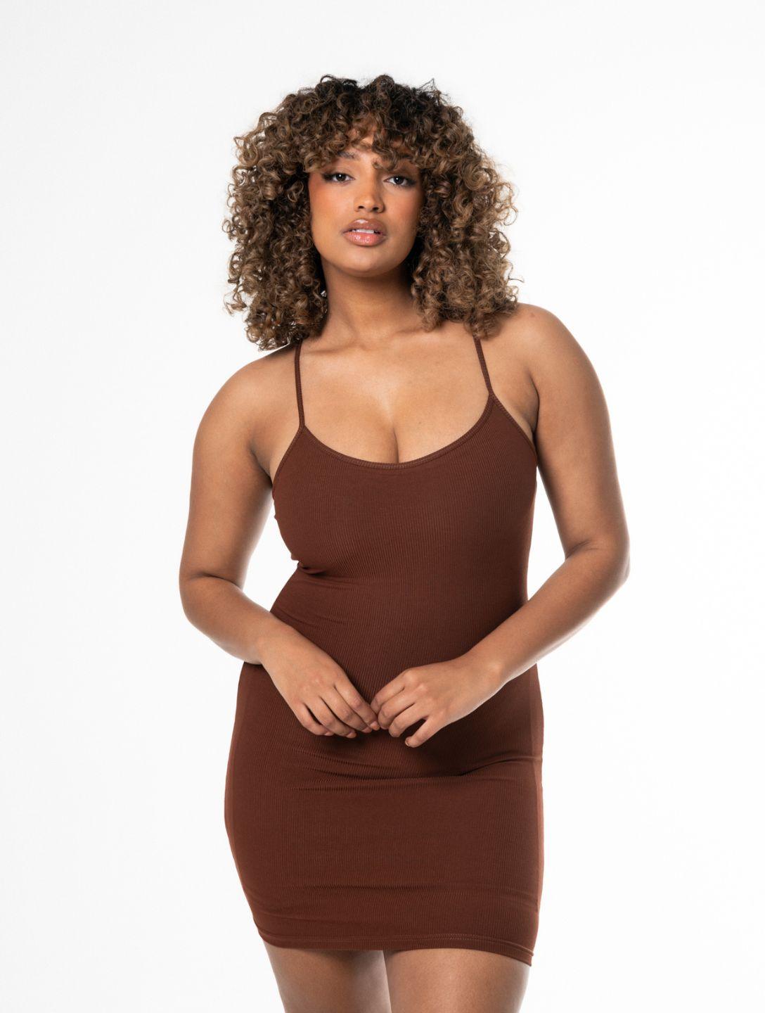 Plus size shapewear slip dress hotsell