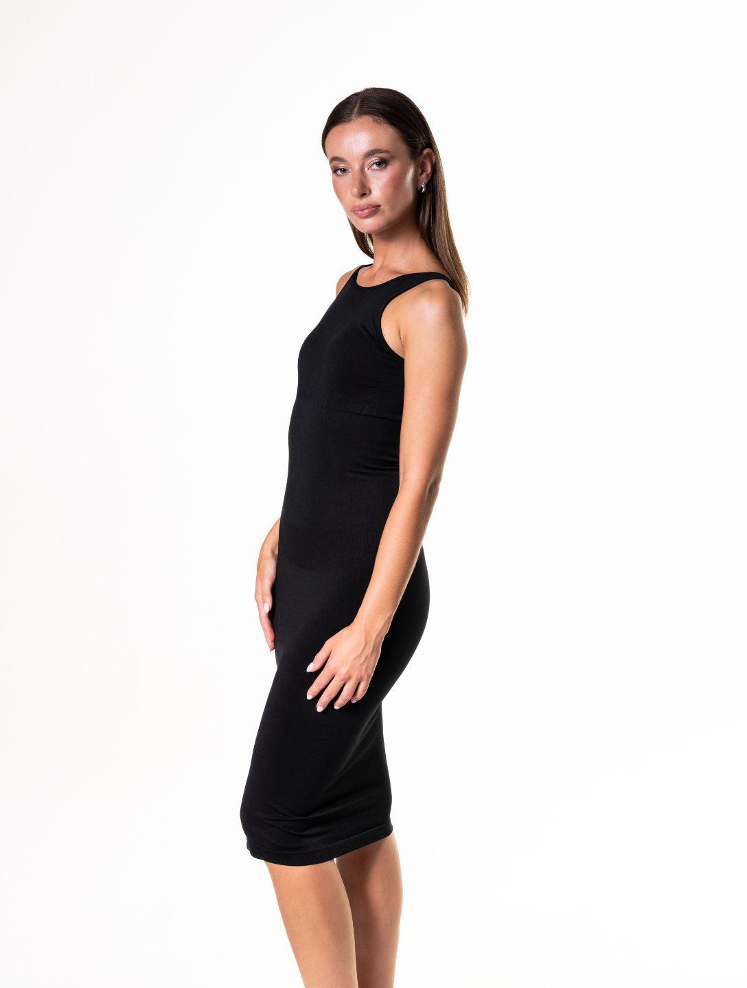 Robe longue sans manches Shapewear