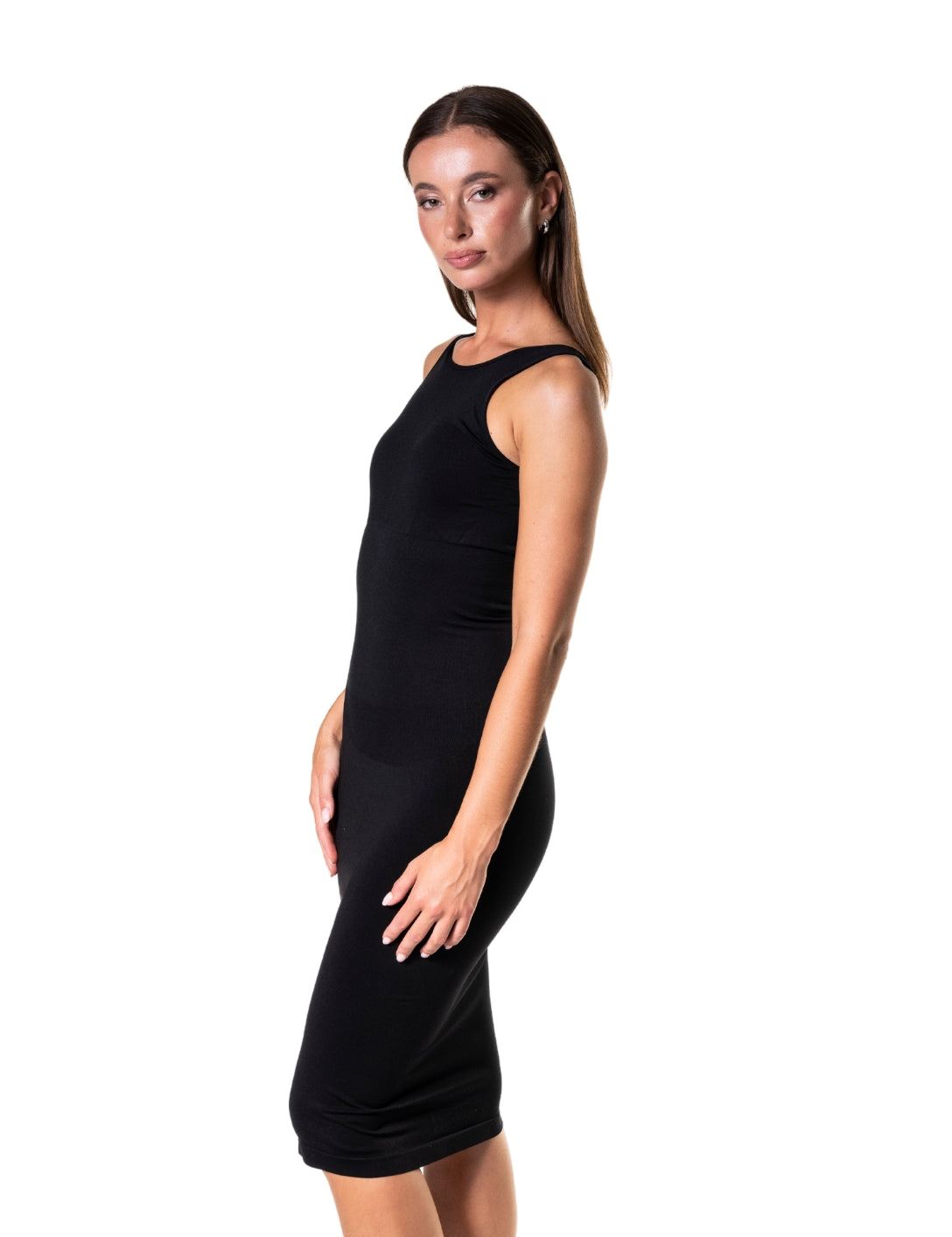 Sleeveless Shapewear Maxi Dress - HeyShape