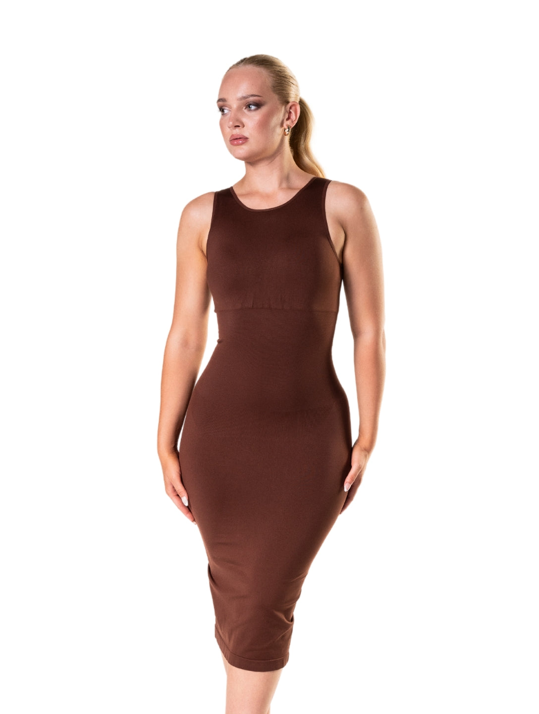 Vestido sin mangas Shapewear Maxi