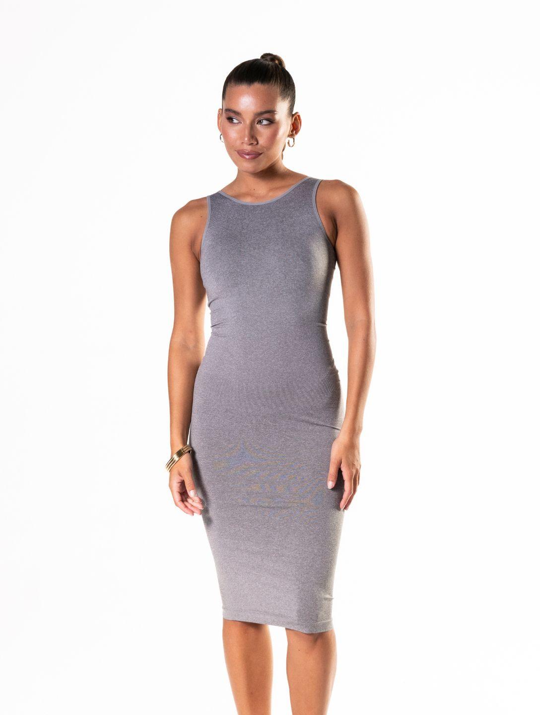 Maxivestido sin mangas Shapewear