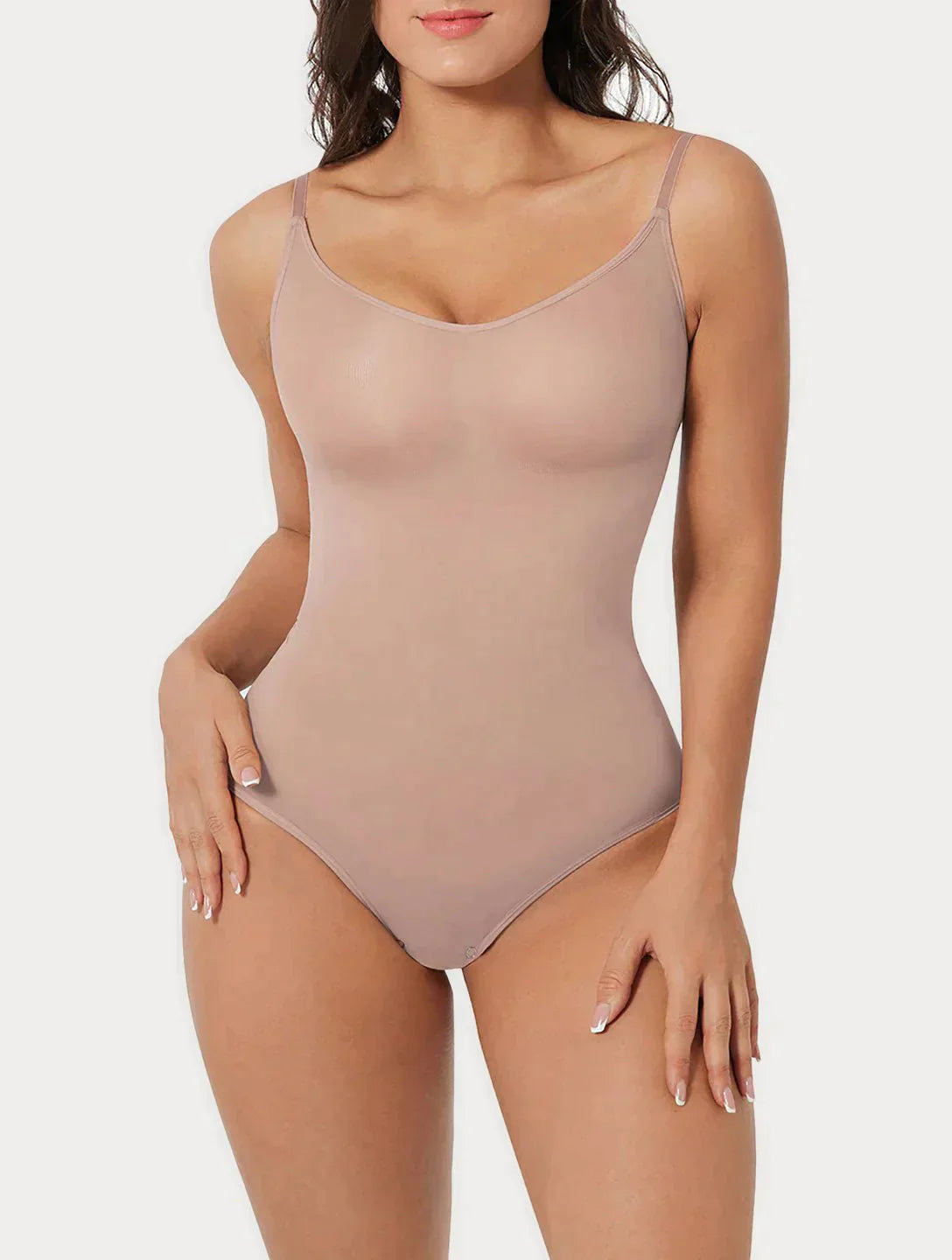 Upgraded Snatched Shapewear Bodysuit, Bodysuit for Women Seamless Tummy  Control Sculpting Thong Body Shaper Tank Top (Beige,2XL)